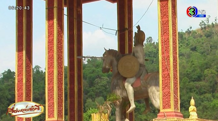 อนุสาวรีย์ตาอม ถือหอกชี้มาไทย กัมพูชาสร้างเอง ยิงถล่มเอง อนุสาวรีย์ตาอม ถือหอกชี้มาไทย กัมพูชาสร้างเอง ยิงถล่มเอง