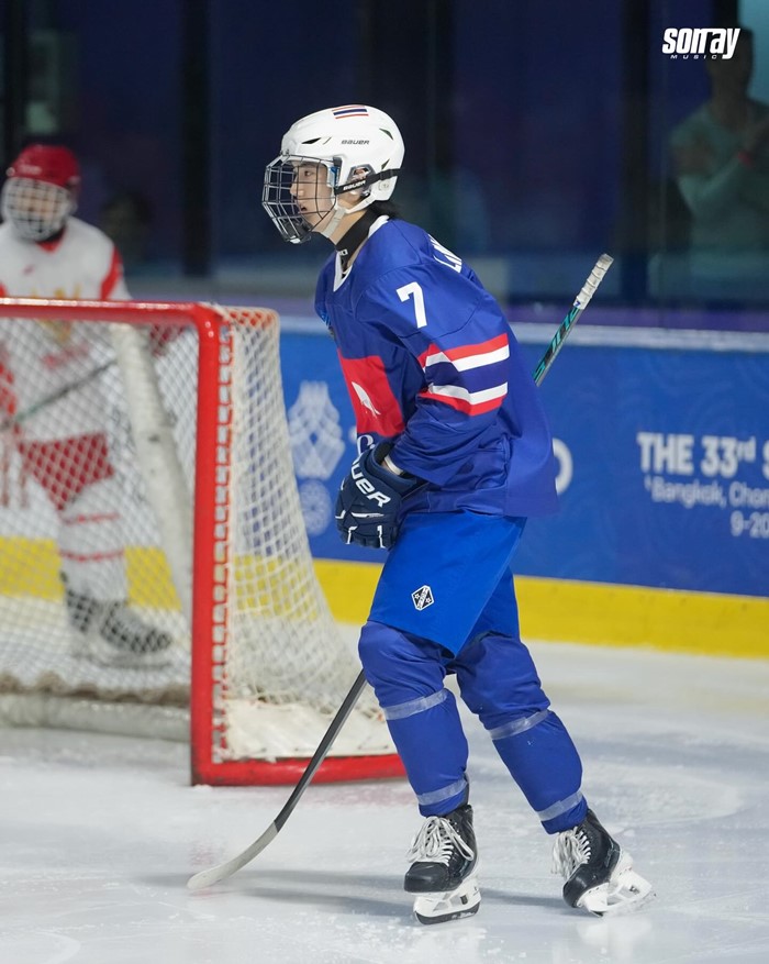 ภีม ธนัช ลิ้มปัญญากุล นักกีฬาไอซ์ฮอกกี้ทีมชาติไทย ชุดซีเกมส์ 2025