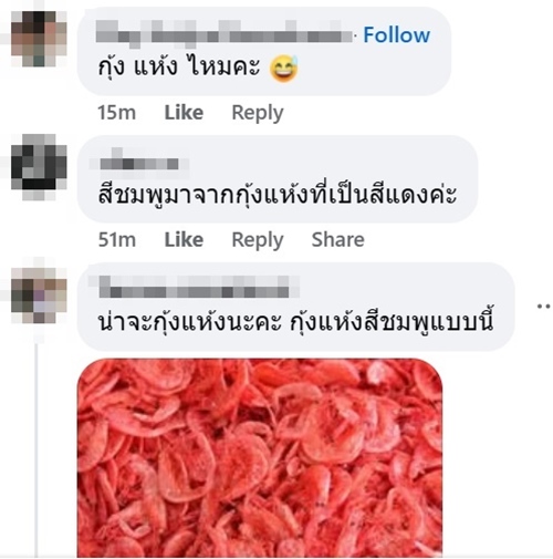เนื้อแดง ๆ อยู่ข้างในปอเปี๊ยะ เนื้อแดง ๆ อยู่ข้างในปอเปี๊ยะ